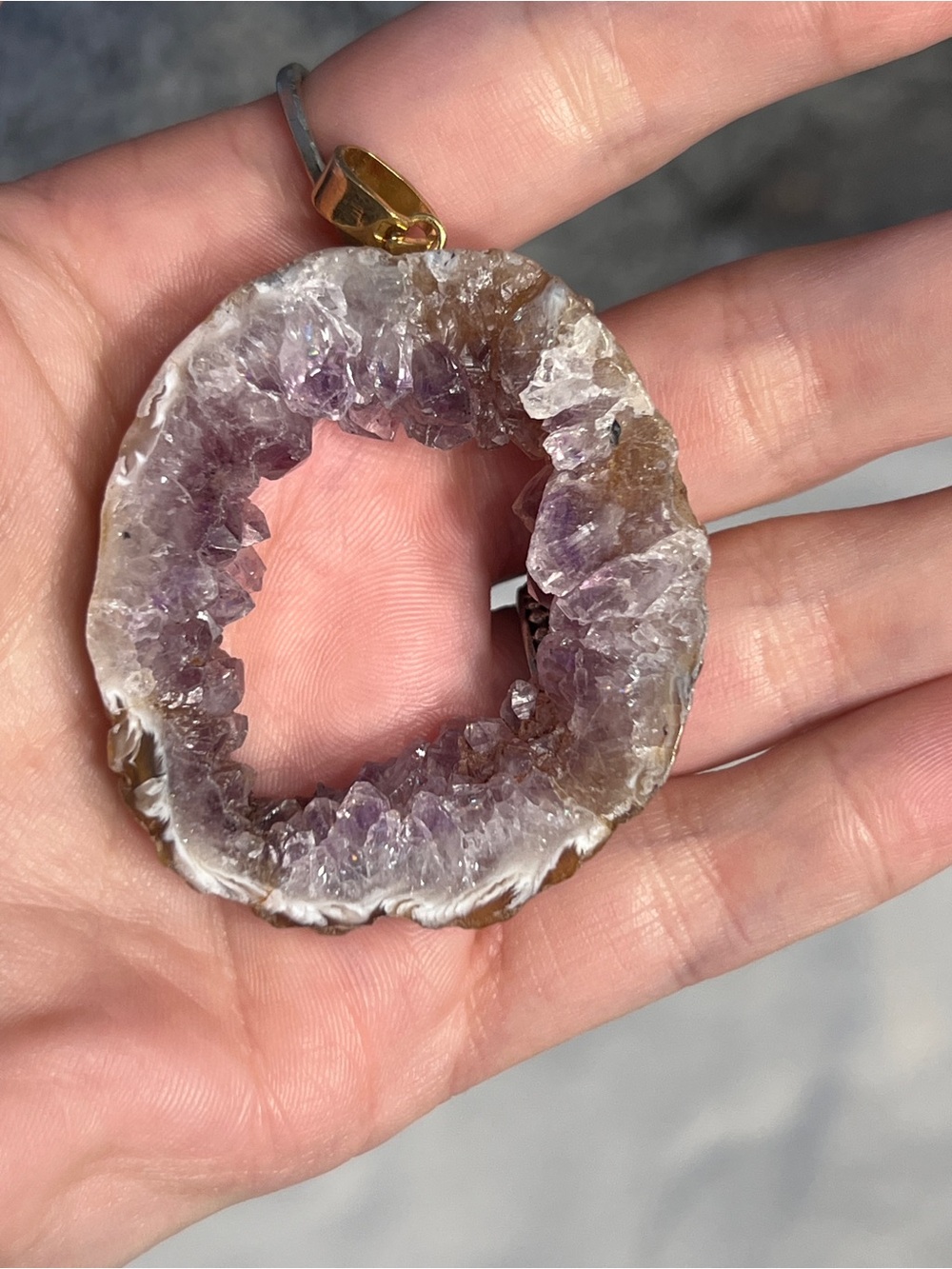 Geode Pendant - Picture 2 of 3